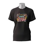 Female Printed Round Neck Half Sleeve T-Shirt-All you need is self love