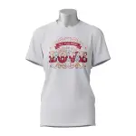 Female Printed Round Neck Half Sleeve T-Shirt-All you need is love