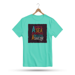 Men's Printed Round Neck Half Sleeve T- Shirt-A Smooth Sea Never Made