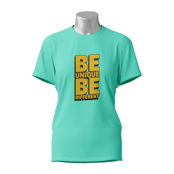 Female Printed Round Neck Half Sleeve T-Shirt-Be Kind Your Mind