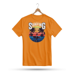 Men's Printed Round Neck Half Sleeve T- Shirt-Howell Surfing