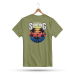 Men's Printed Round Neck Half Sleeve T- Shirt-Howell Surfing