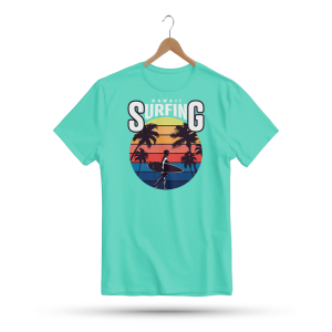 Men's Printed Round Neck Half Sleeve T- Shirt-Howell Surfing