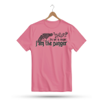 Men's Printed Round Neck Half Sleeve T- Shirt-I Am Not In Danger