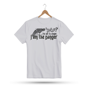 Men's Printed Round Neck Half Sleeve T- Shirt-I Am Not In Danger