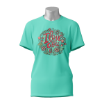 Female Printed Round Neck Half Sleeve T- Shirt -Love You