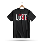 Men's Printed Round Neck Half Sleeve T- Shirt-Lust Lost Love