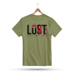 Men's Printed Round Neck Half Sleeve T- Shirt-Lust Lost Love