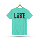 Men's Printed Round Neck Half Sleeve T- Shirt-Lust Lost Love