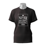 Female Printed Round Neck Half Sleeve T- Shirt -Never Stop Dreaming