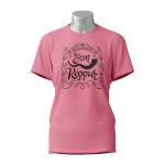 Female Printed Round Neck Half Sleeve T-Shirt-Yom Kippur