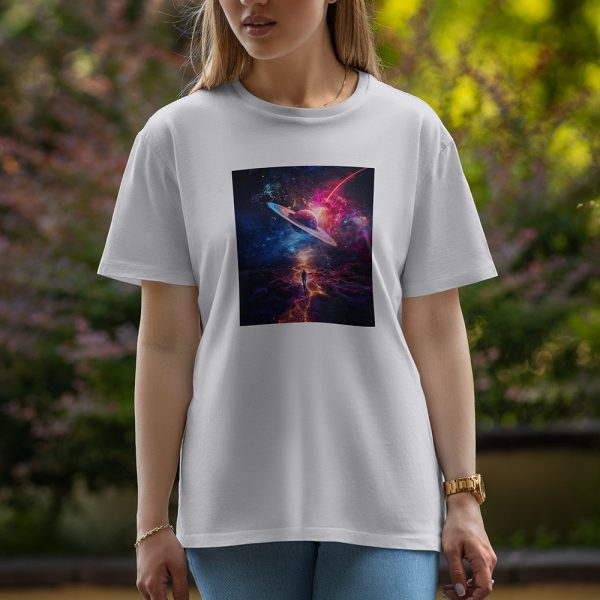 3D Picture - Half Sleeve T-Shirt For Women