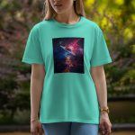 3D Picture - Half Sleeve T-Shirt For Women