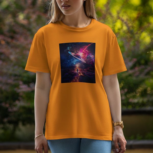 3D Picture - Half Sleeve T-Shirt For Women