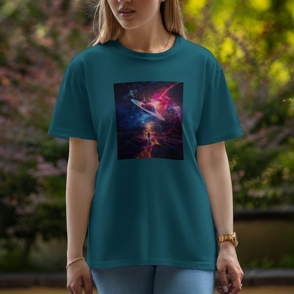 3D Picture - Half Sleeve T-Shirt For Women