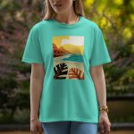 Beach - Half Sleeve T-Shirt For Women