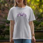 Butterfly - Half Sleeve T-Shirt For Women