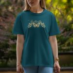 Butterfly - Half Sleeve T-Shirt For Women