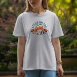 Focus On The Good - Half Sleeve T-Shirt For Women