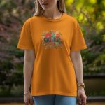 Gather - Half Sleeve T-Shirt For Women