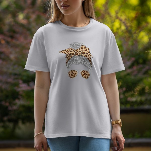 Girl Head - Half Sleeve T-Shirt For Women