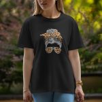 Girl Head - Half Sleeve T-Shirt For Women