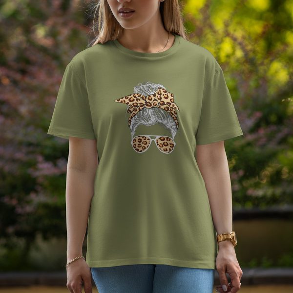 Girl Head - Half Sleeve T-Shirt For Women