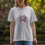 Good Things Take Time - Half Sleeve T-Shirt For Women