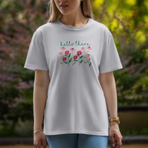 Hello There - Half Sleeve T-Shirt For Women