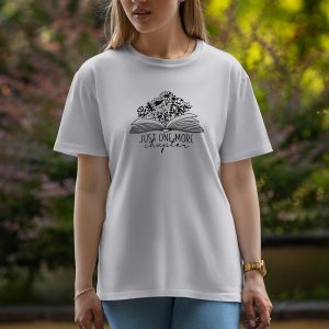 Just One More Chapter - Half Sleeve T-Shirt For Women