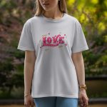 Love Two - Half Sleeve T-Shirt For Women