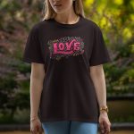 Love Two - Half Sleeve T-Shirt For Women