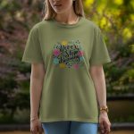 Never Stop Dreaming - Half Sleeve T-Shirt For Women