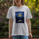 Night - Half Sleeve T-Shirt For Women