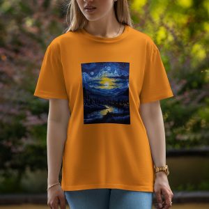 Night - Half Sleeve T-Shirt For Women