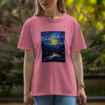 Night - Half Sleeve T-Shirt For Women