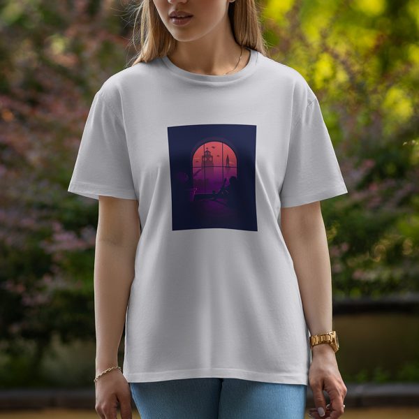 Night Girl - Half Sleeve T-Shirt For Women