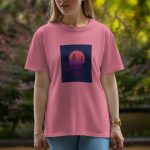 Night Girl - Half Sleeve T-Shirt For Women