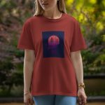 Night Girl - Half Sleeve T-Shirt For Women