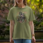 You Can Do It - Half Sleeve T-Shirt For Women