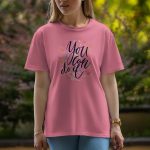 You Can Do It - Half Sleeve T-Shirt For Women