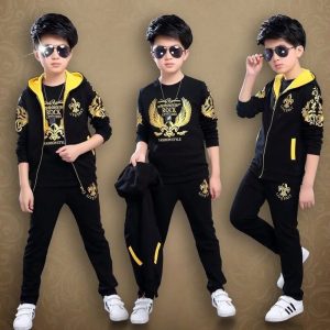 Winter Exclusive Baby T-shirt, Hoodie And Pant Set For Boys (4)