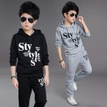 Winter Stylish Clothing Suit for Kids Hoodie and Pant 2 Set Casual Wear