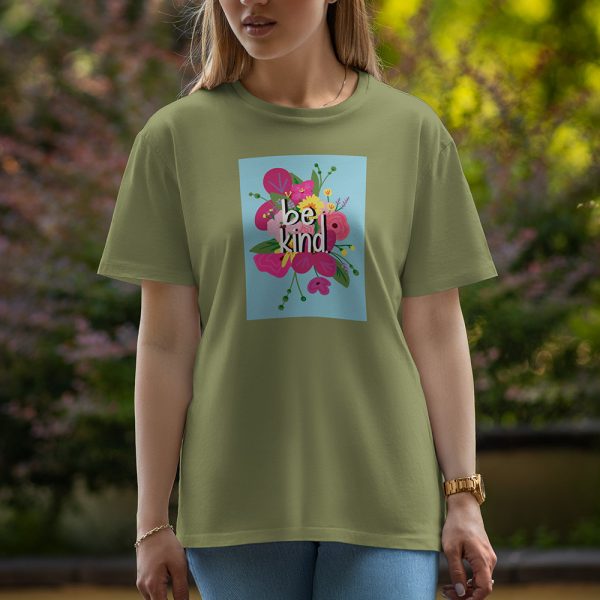 Be Kind - Half Sleeve T-Shirt For Women