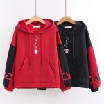 Black Color High Quality Premium Stylish Cotton Hoodie For Women