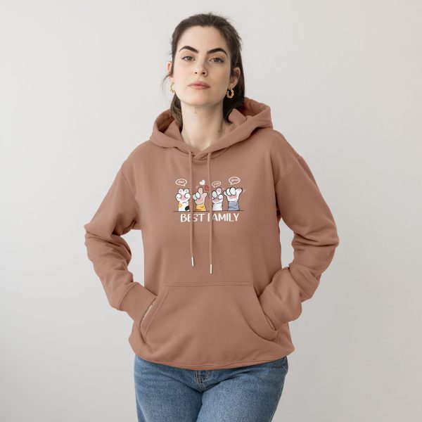 Premium Quality Stylish Cotton Hoodie For Women Best Family