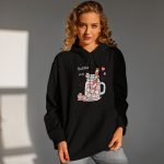 Premium Quality Stylish Cotton Hoodie For Women Bubble Milk