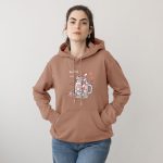 Premium Quality Stylish Cotton Hoodie For Women Bubble Milk