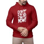 Premium Quality Stylish Cotton Hoodie For Men Don't Stop Me Now