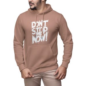 Premium Quality Stylish Cotton Hoodie For Men Don't Stop Me Now